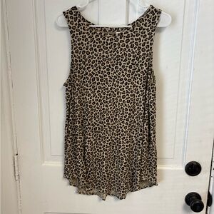 Old Navy Leopard Print Luxe Tank top